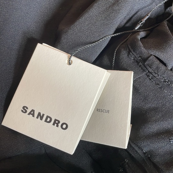 Sandro Fabala Dress With Rhinestones NWT - Picture 11 of 15